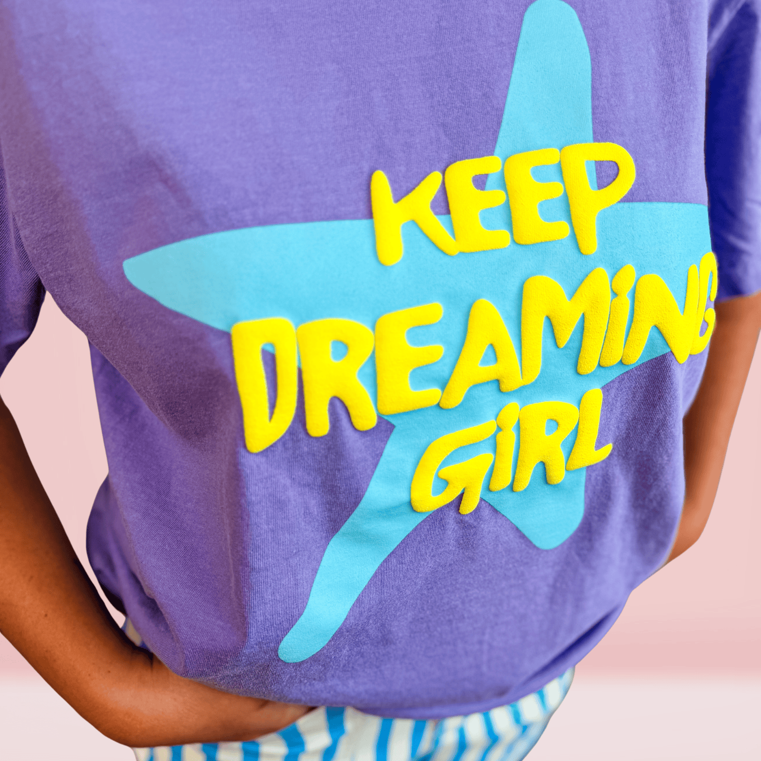 Keep Dreaming Girl Puff Tee