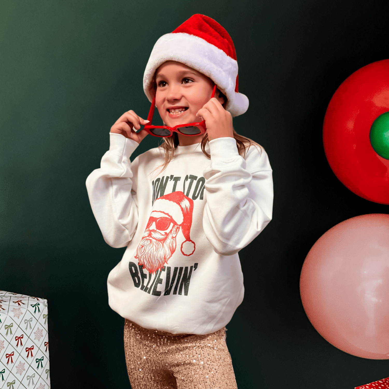 Don't Stop Believin' - Kids Crewneck