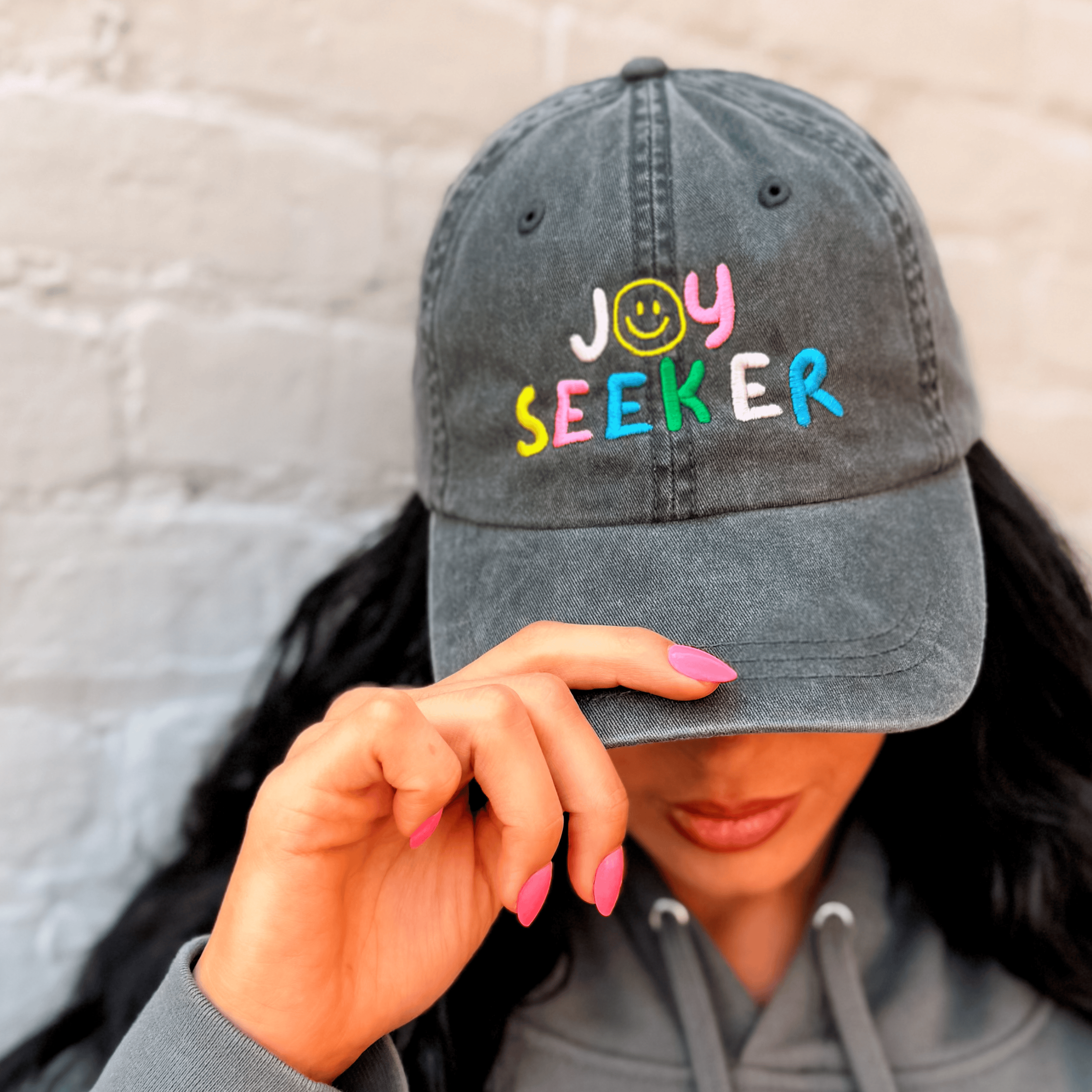 Joy Seeker Embroidered Cap
