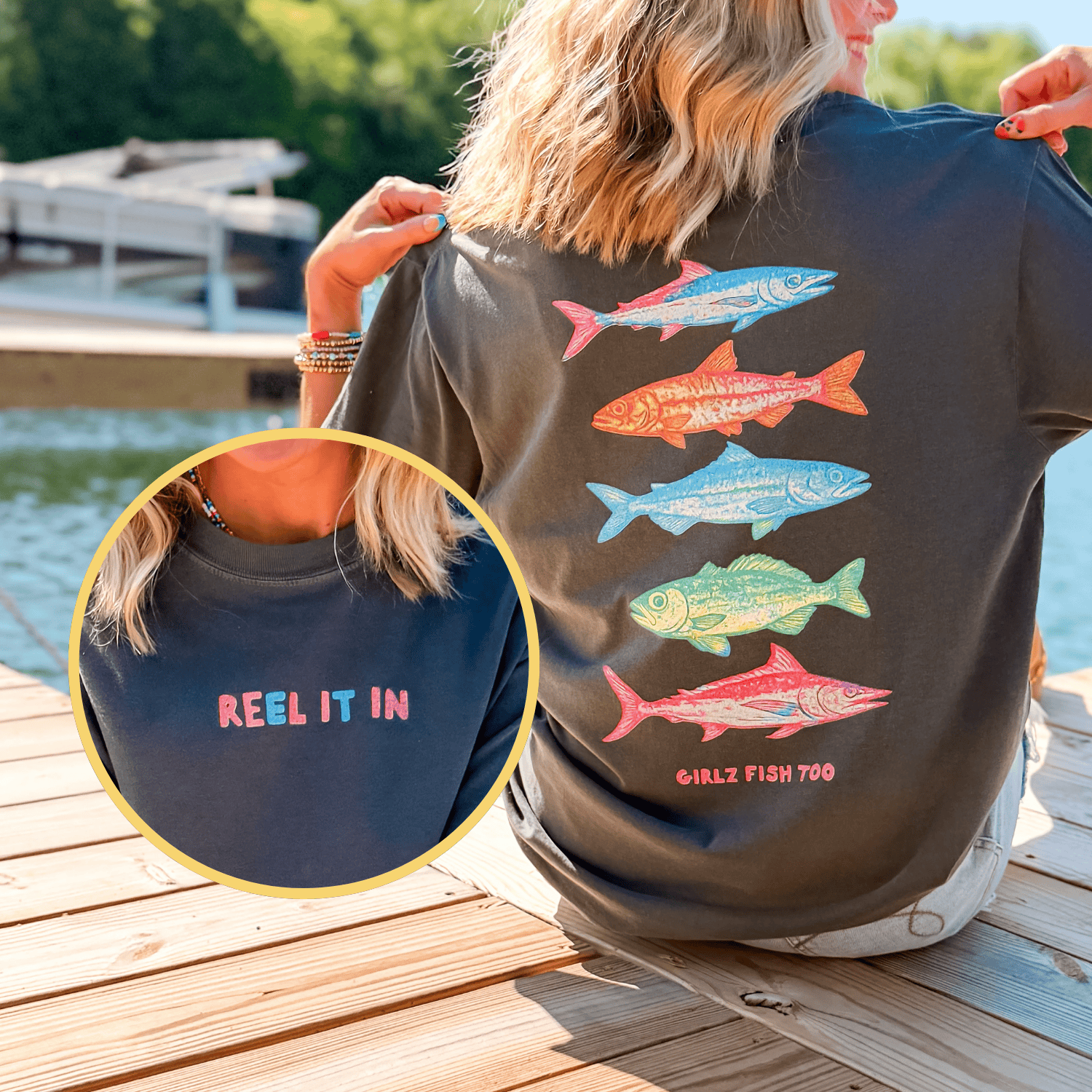 Reel It In Tee