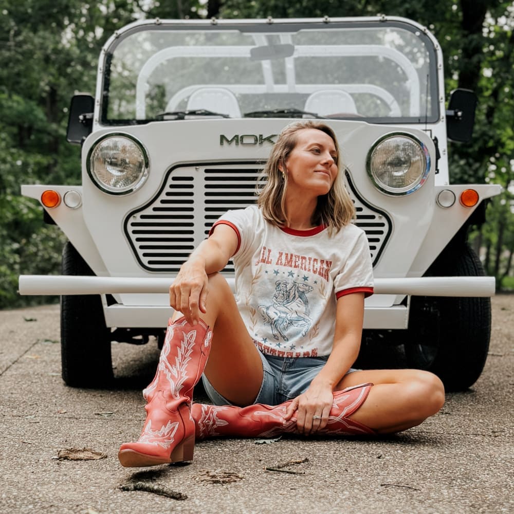 American Sweetheart Ringer Tee - Mommy Apparel