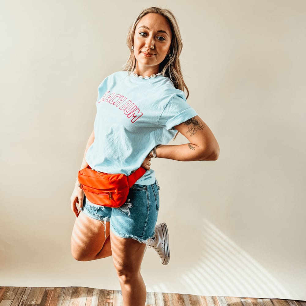 Beach Bum Tee - Chambray - NEW