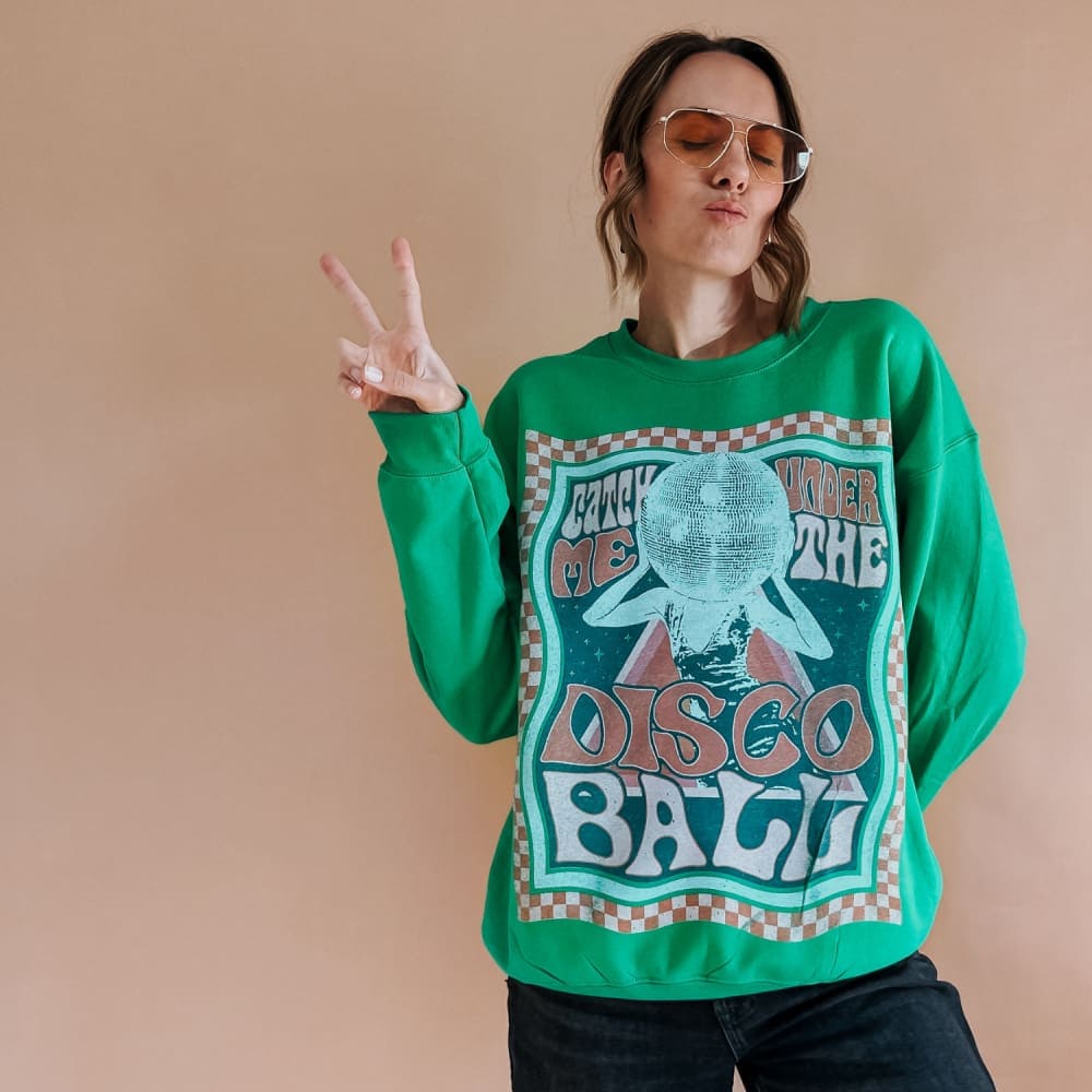 Disco Ball Sweatshirt