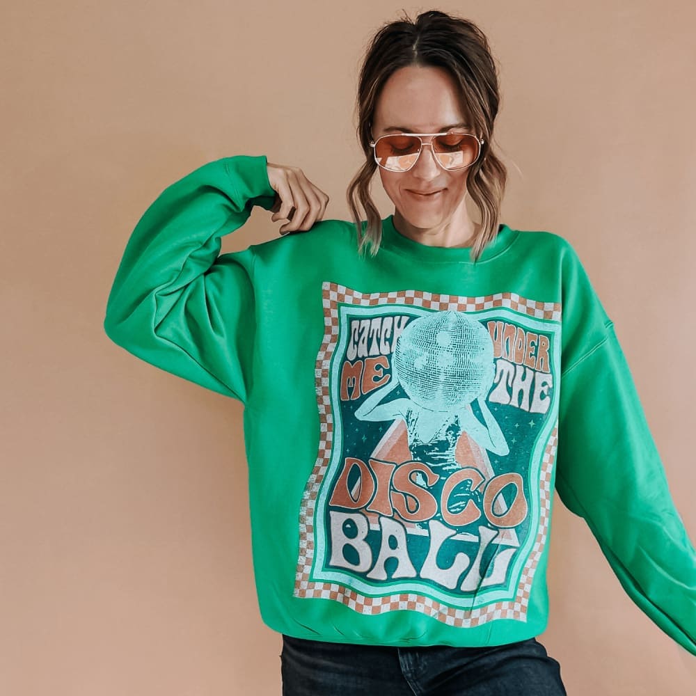 Disco Ball Sweatshirt
