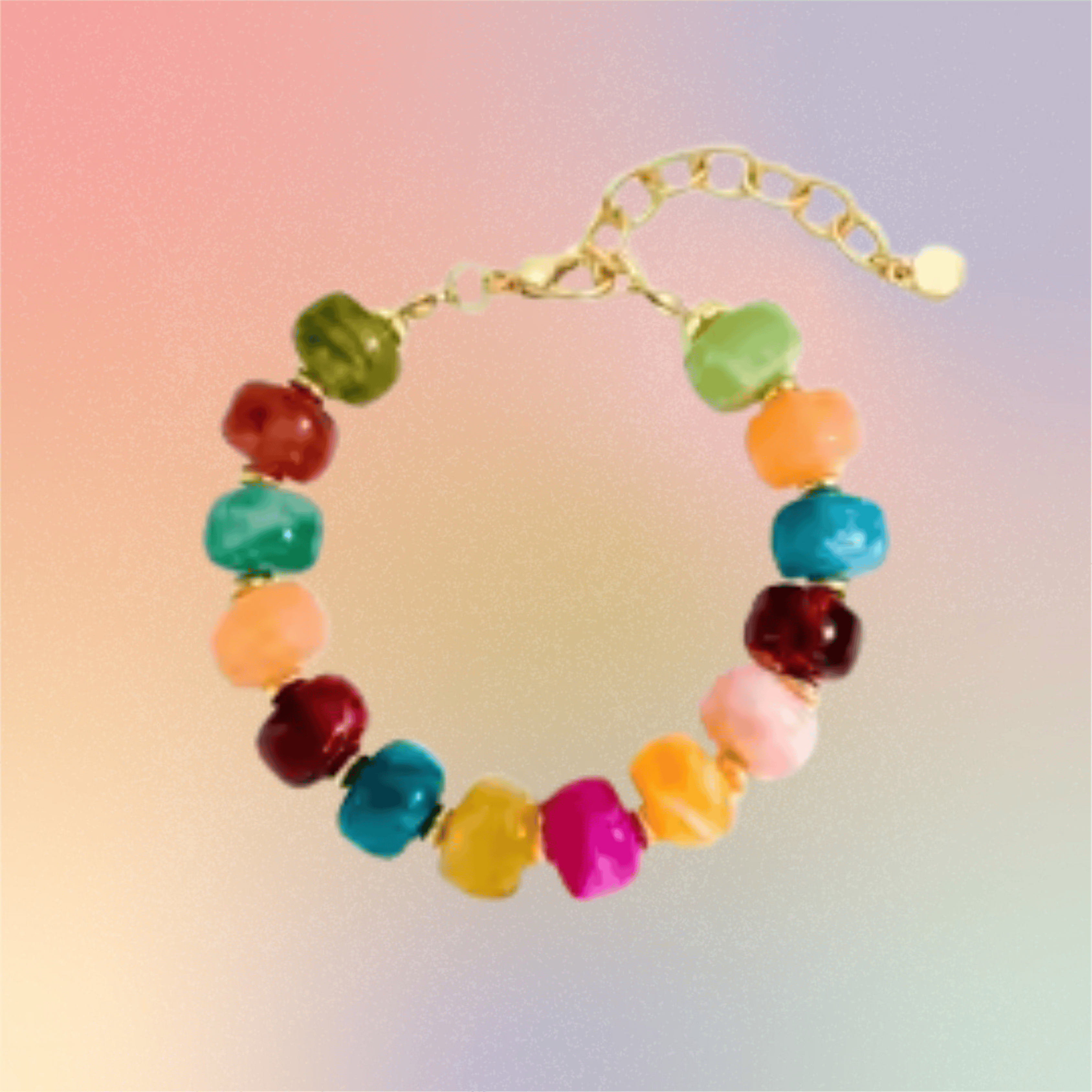 Acrylic Bead Bracelet