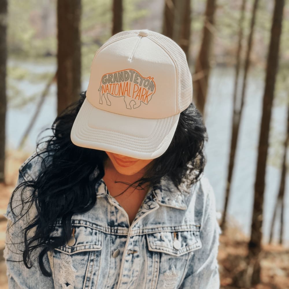 Grand Teton Trucker Hat - Sand