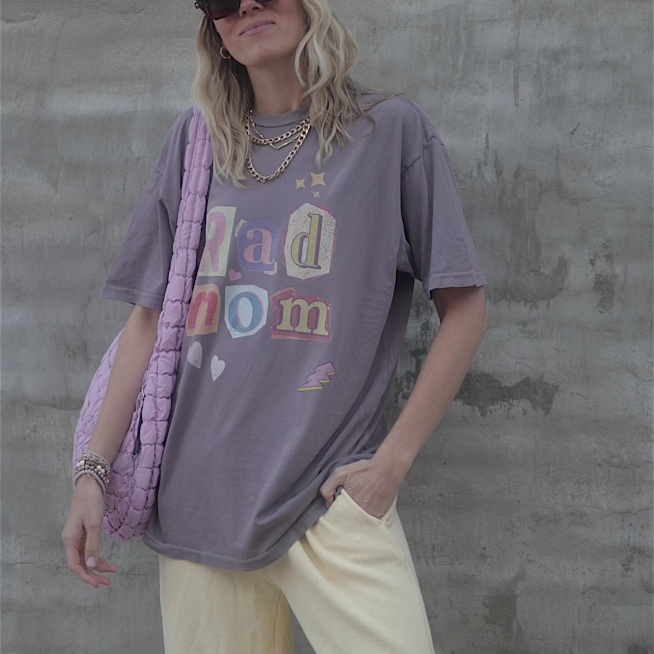 Rad Mom Poster Vintage Tee