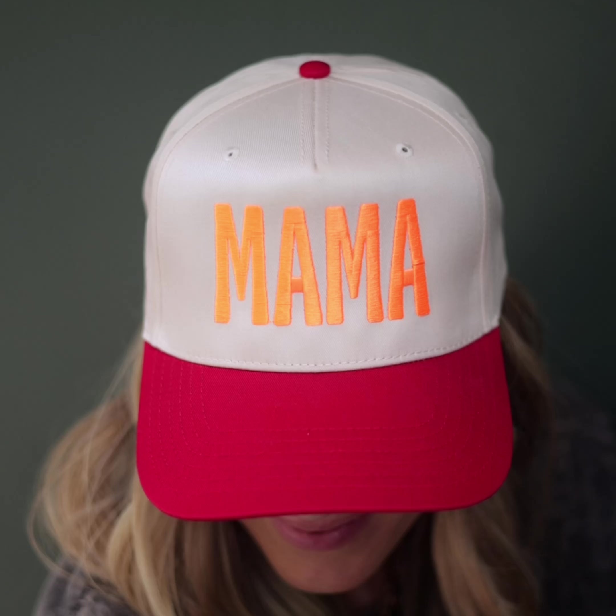 Bold Mama Trucker Hat - Red