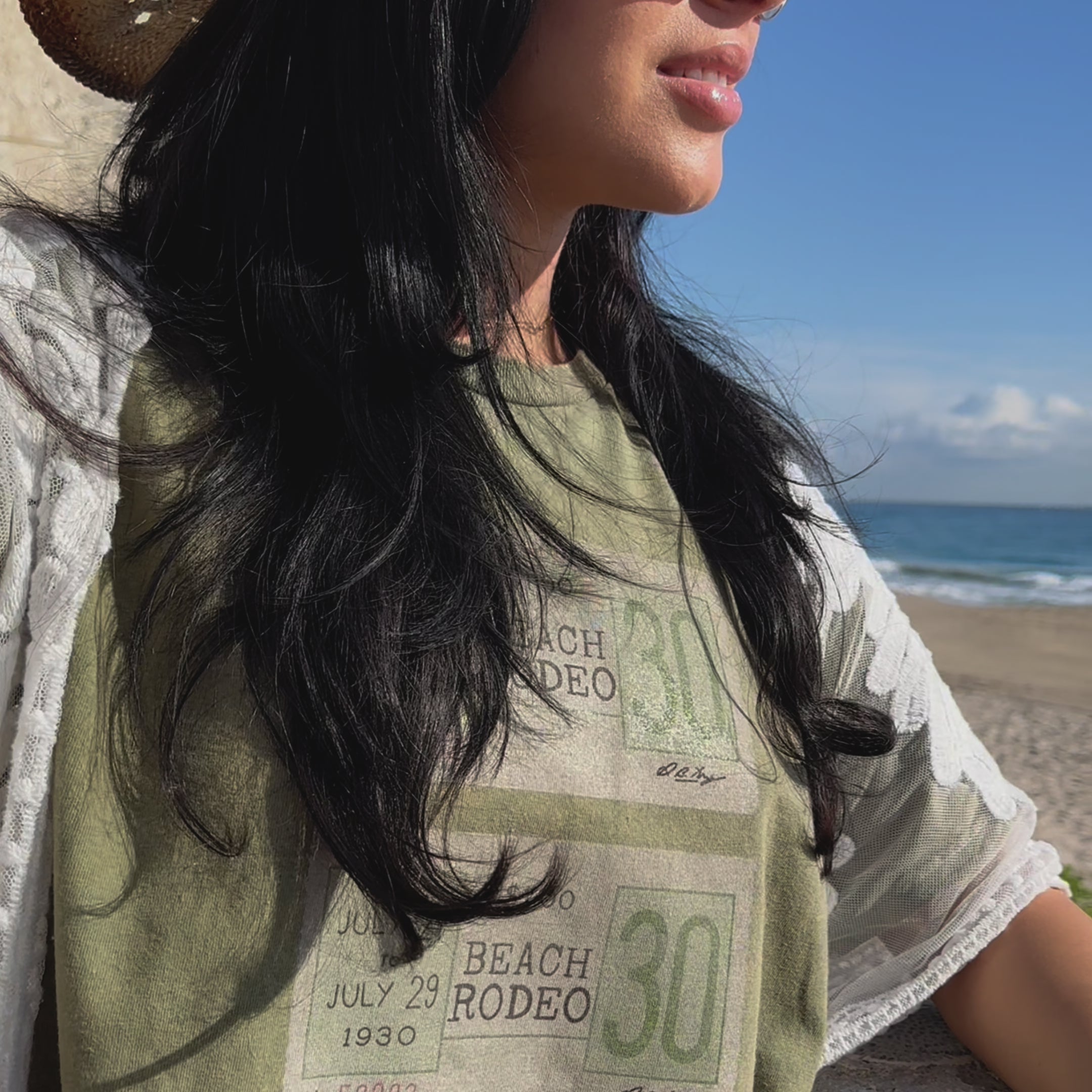Beach Rodeo Mineral Wash Tee