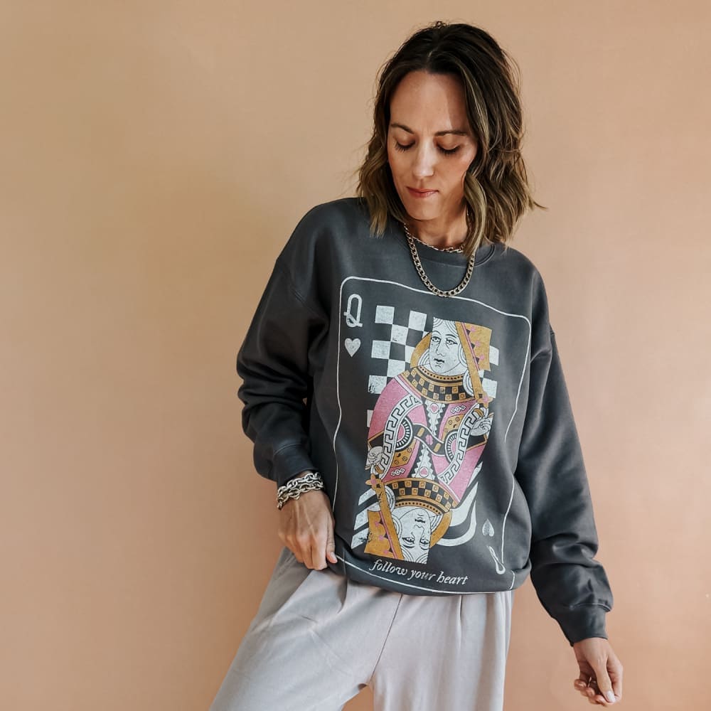 Queen of Hearts Sweatshirt
