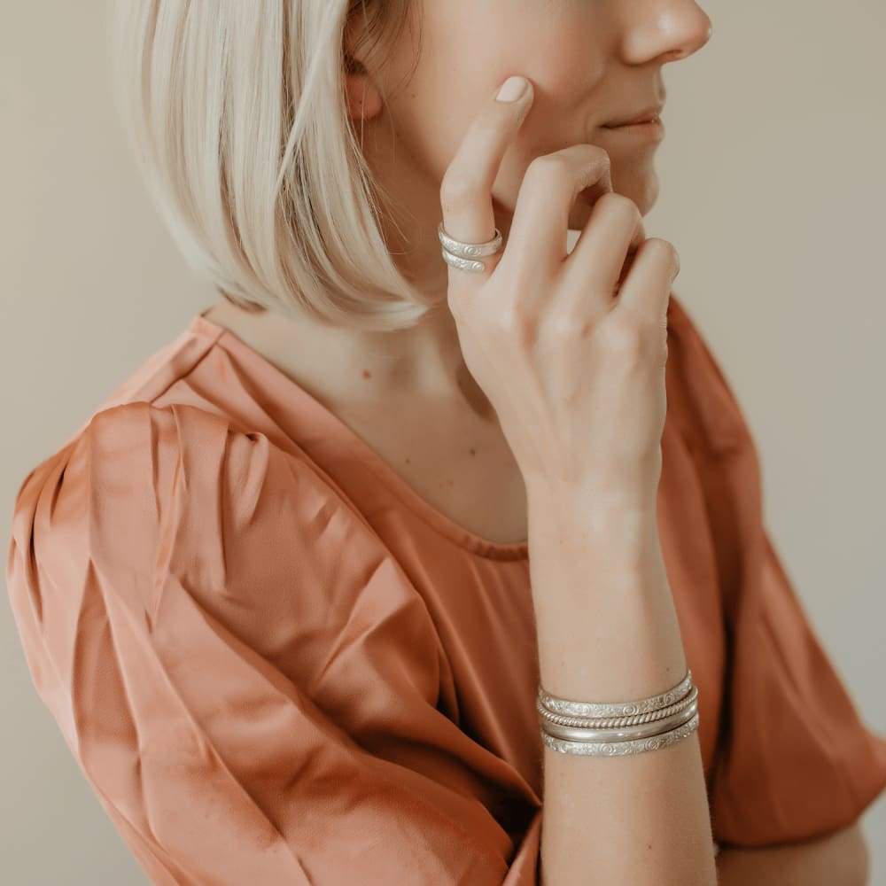 Merry Silver Personalized Women’s Bangle - Women’s Bangles