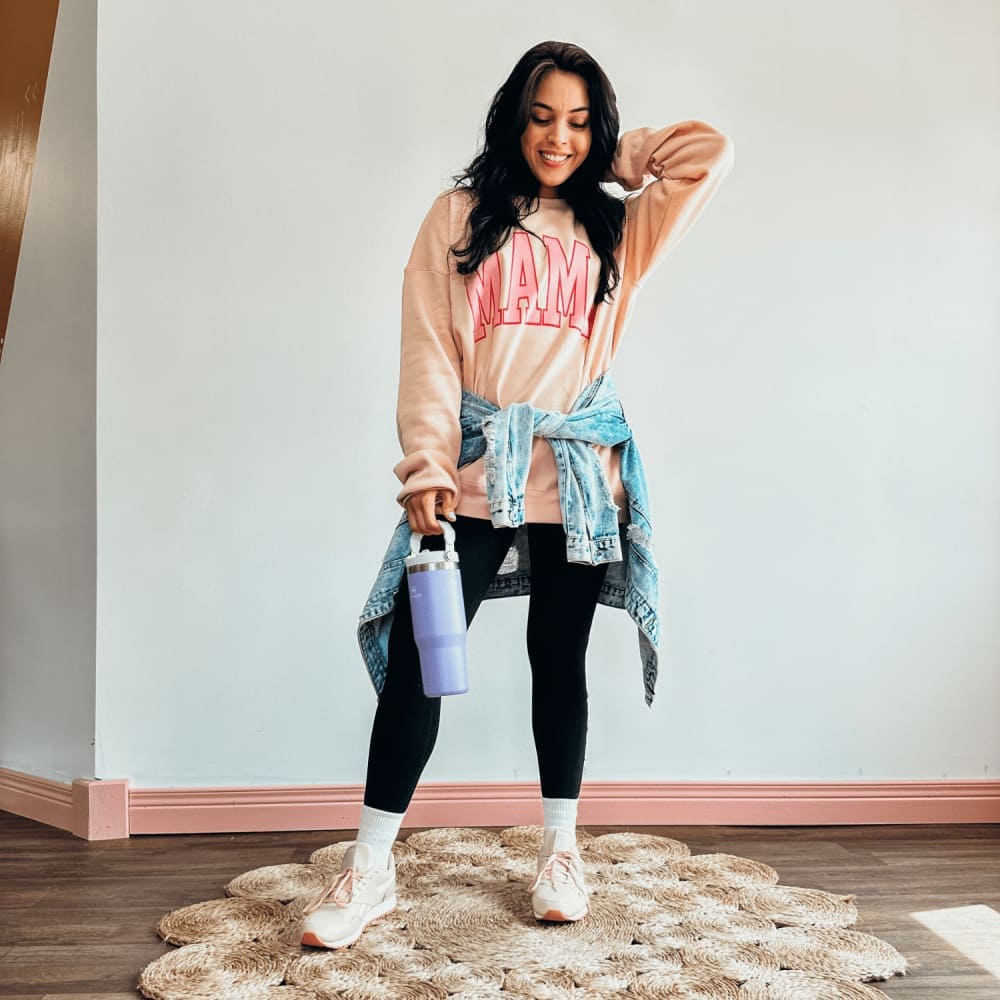 Summer Mama Sweatshirt - Peach