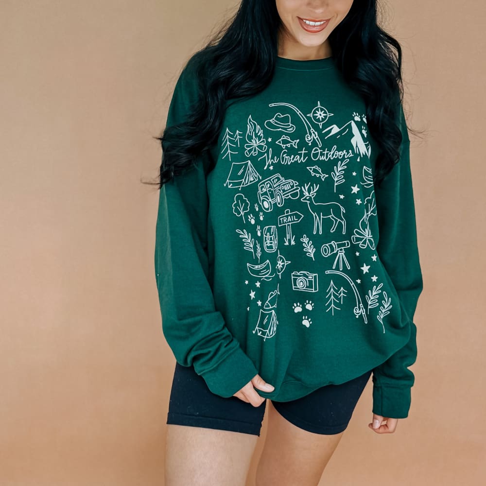The Great Outdoors Doodle Sweatshirt