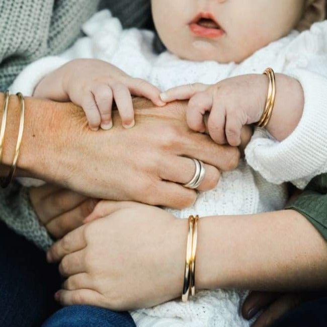Immeasurable Gold Mama & Me Set - Baby Bangles