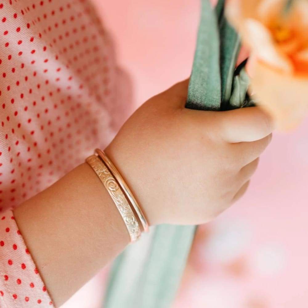 Personalized Merry Gold Baby Bracelet