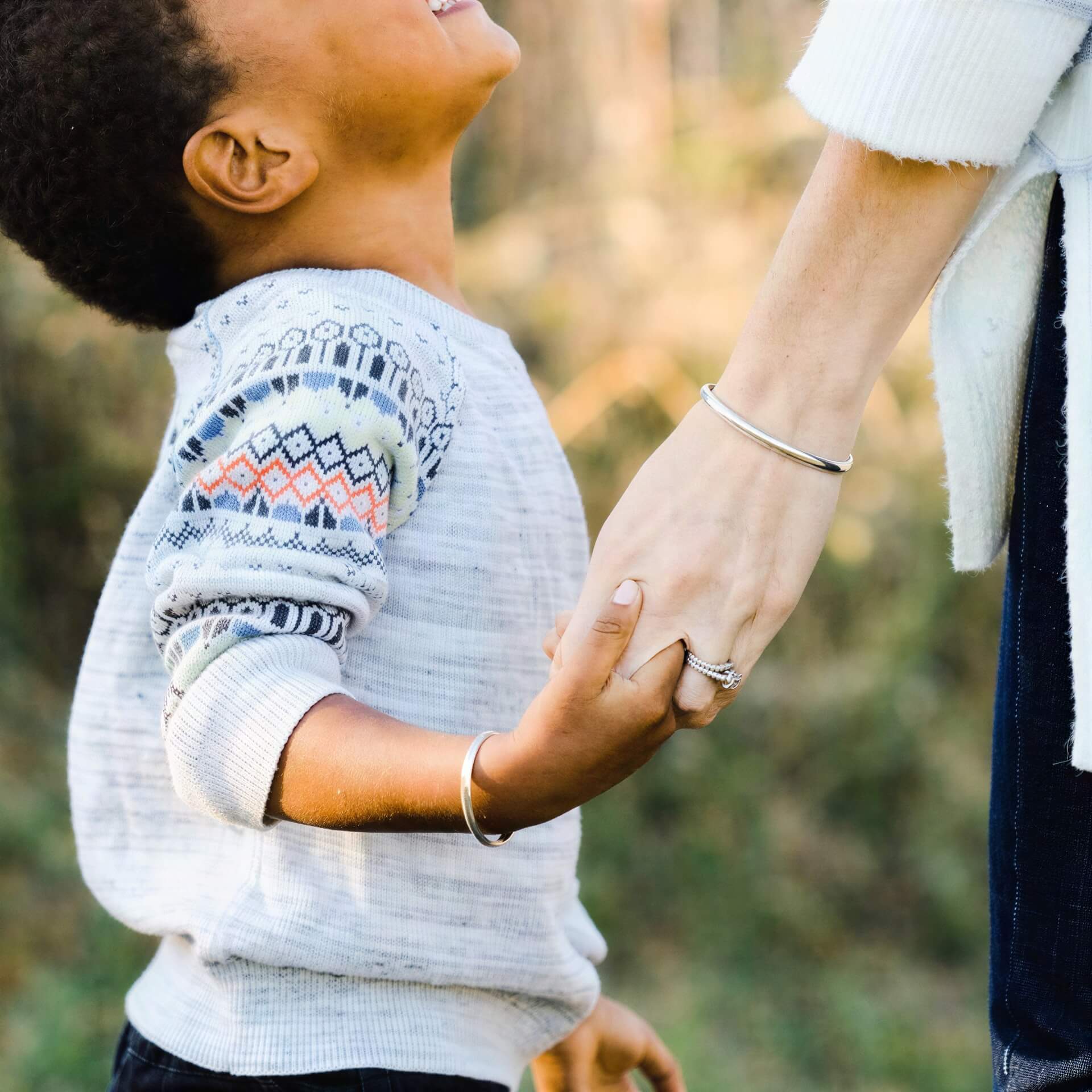 Personalized Silver Mama & Me Set - Baby Bangles