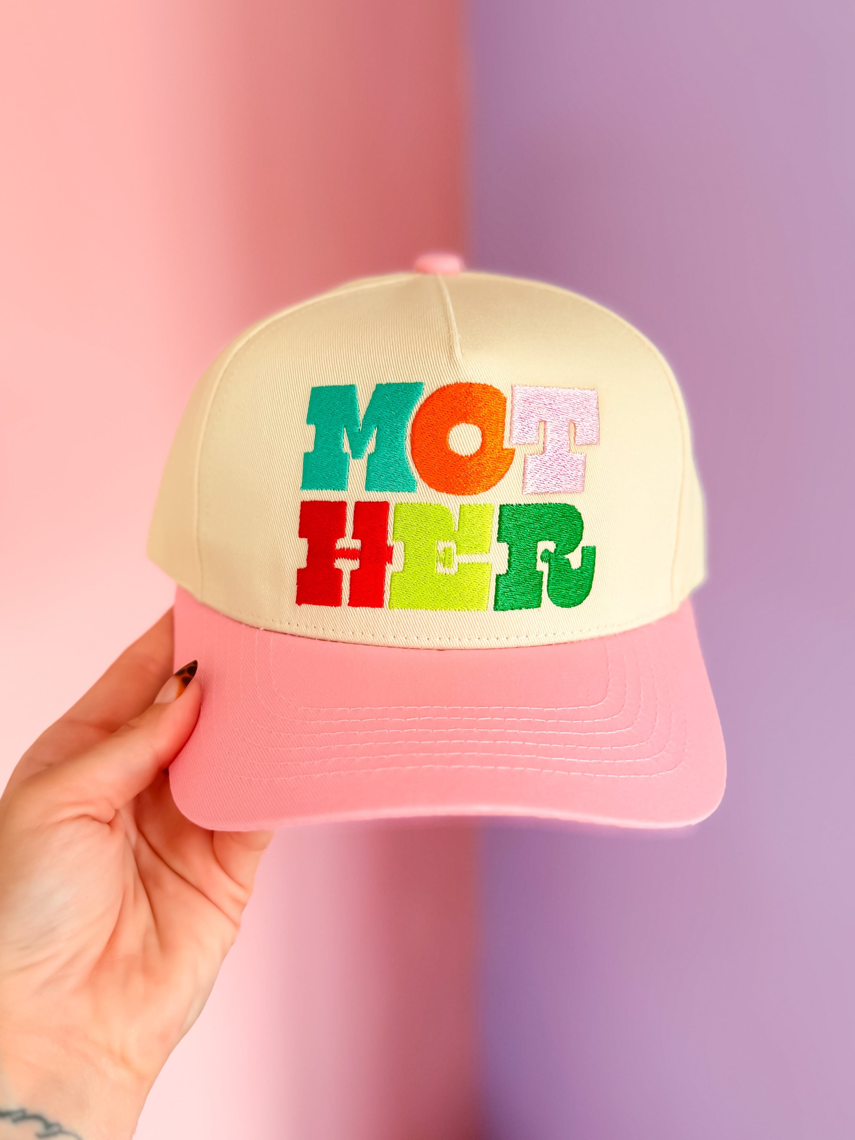 Mother Chunky Embroidered Trucker