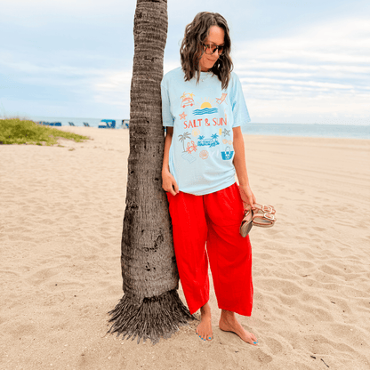 model wearing Salt & Sun Tee
