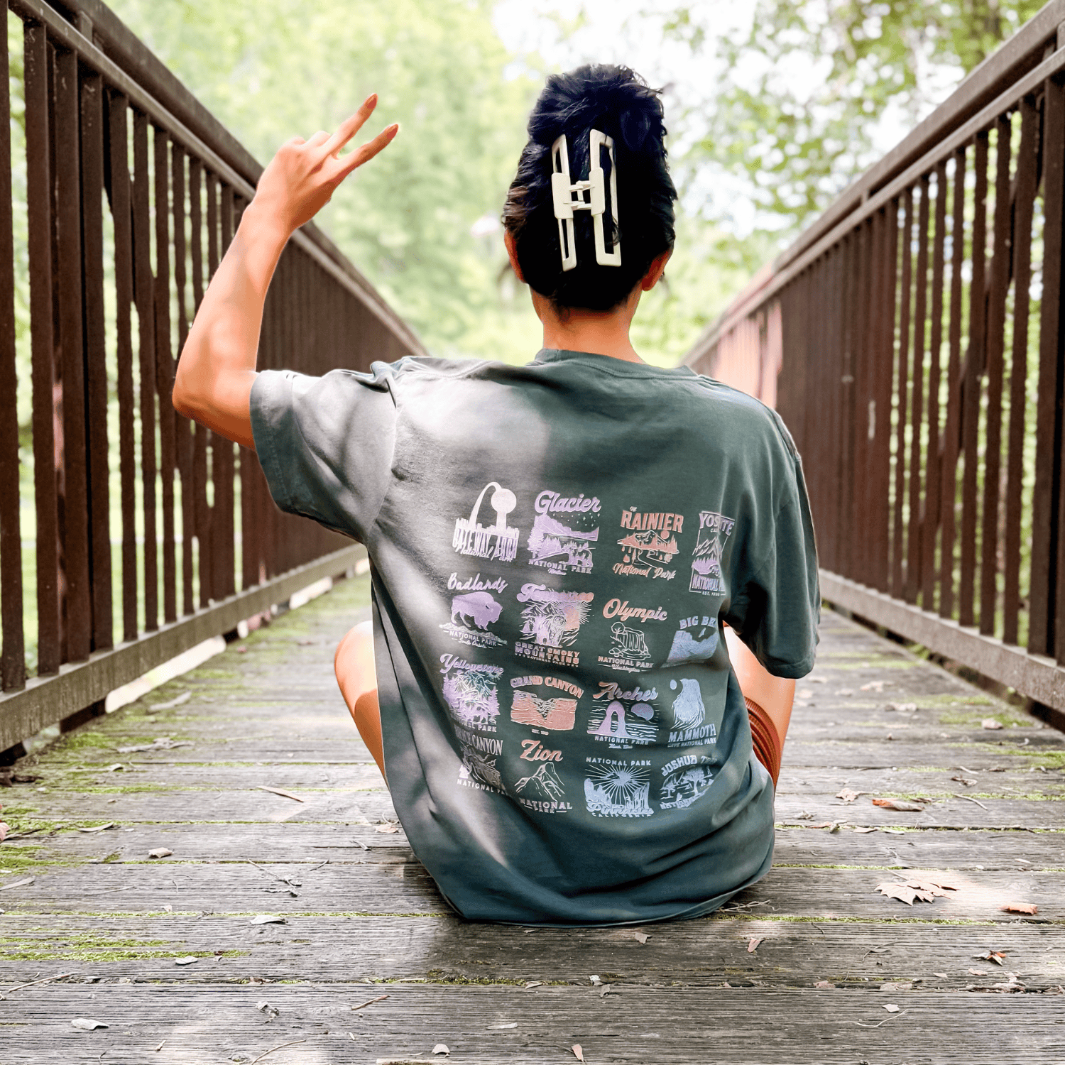 National Parks Checklist Tee