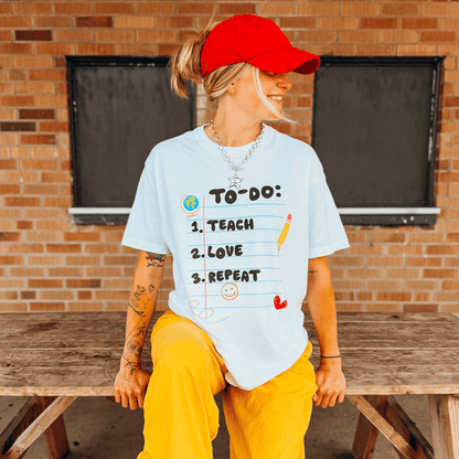 To-Do List Teacher Tee