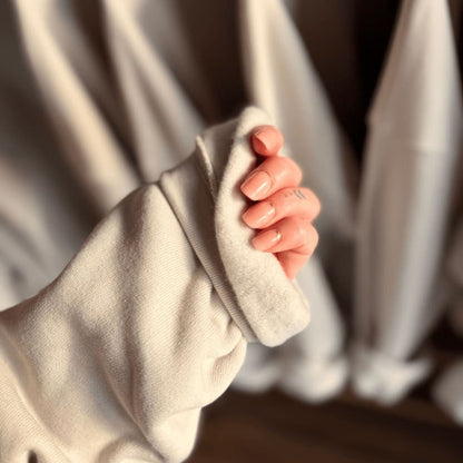 5 STAR! Neutral Island Scene Sweatshirt - Dust