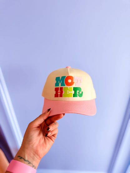 Mother Chunky Embroidered Trucker