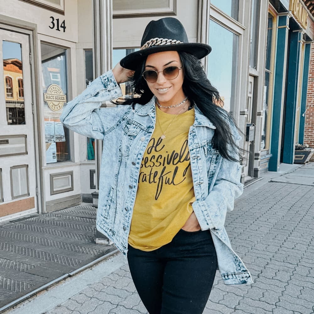 Be Obsessively Grateful Tee - Mommy Apparel