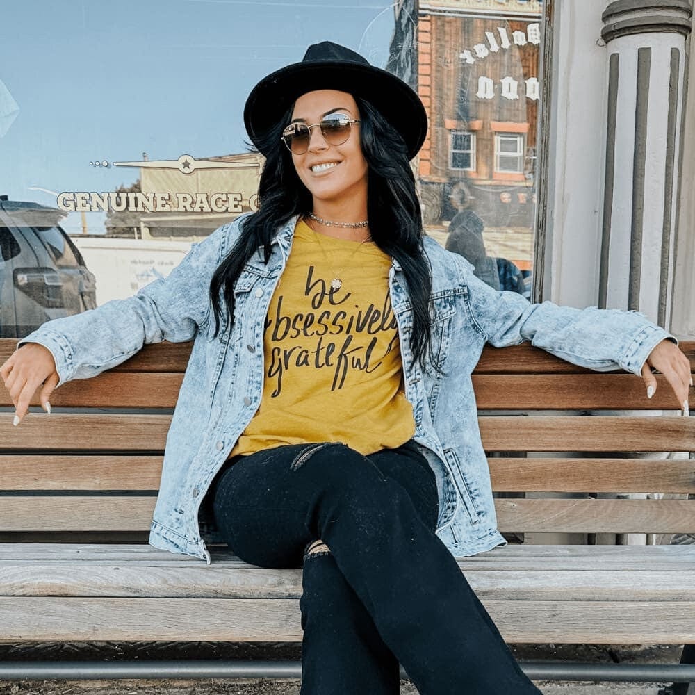Be Obsessively Grateful Tee - Mommy Apparel
