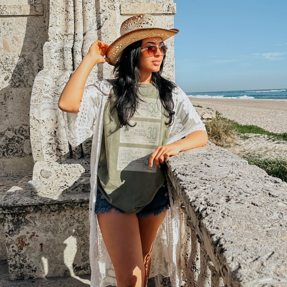 Beach Rodeo Mineral Wash Tee - NEW