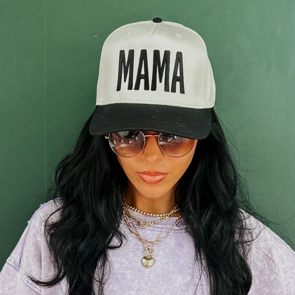 Bold Mama Trucker Hat - Black - Natural Black