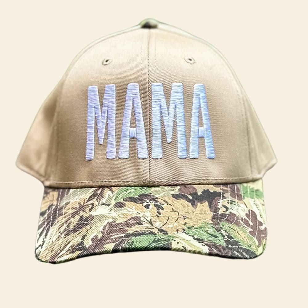 Bold Mama Trucker Hat - Camo - Natural Camo