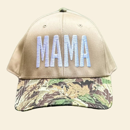 Bold Mama Trucker Hat - Camo - Natural Camo