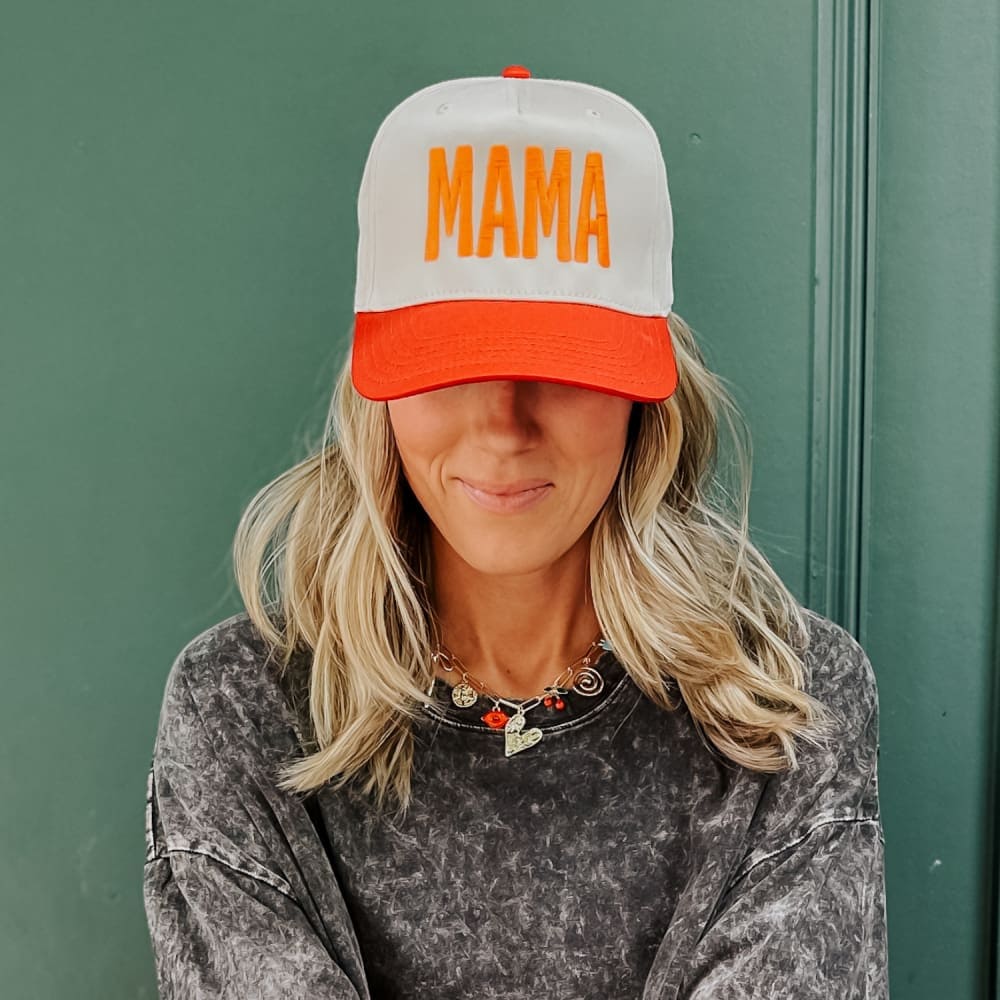 Bold Mama Trucker Hat - Red - Natural Red