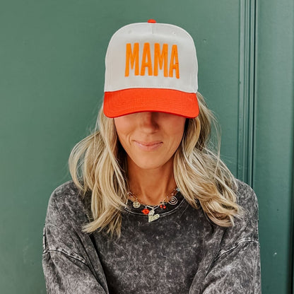 Bold Mama Trucker Hat - Red - Natural Red
