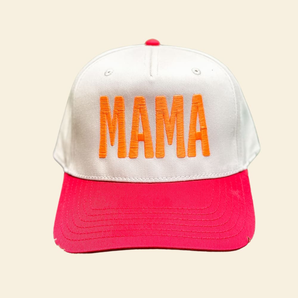 Bold Mama Trucker Hat - Red - Natural Red