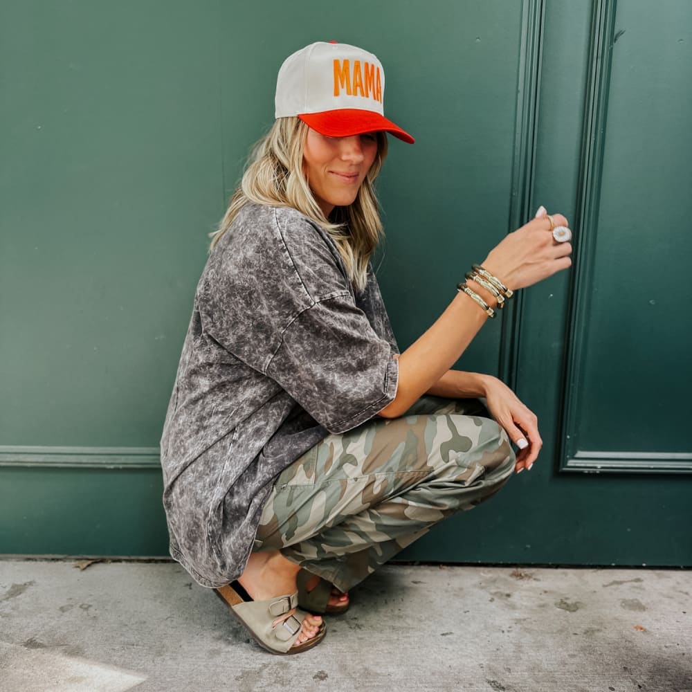 Bold Mama Trucker Hat - Red - Natural Red