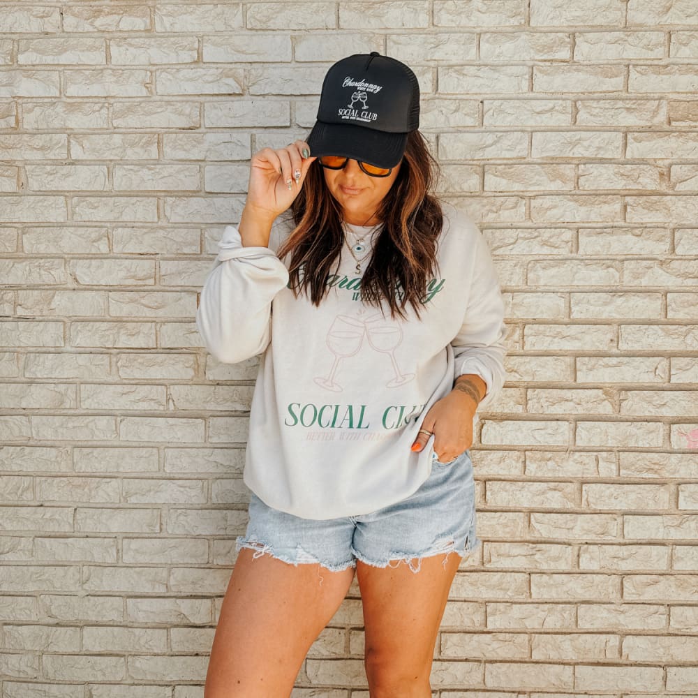 Chardonnay Social Club Sweatshirt