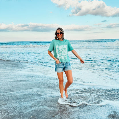 Chasing Waves Relaxed Boxy Crop - NEW