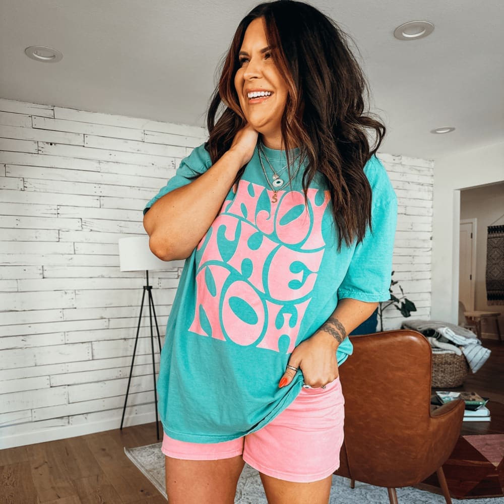 Enjoy The Now Retro Tee - NEW