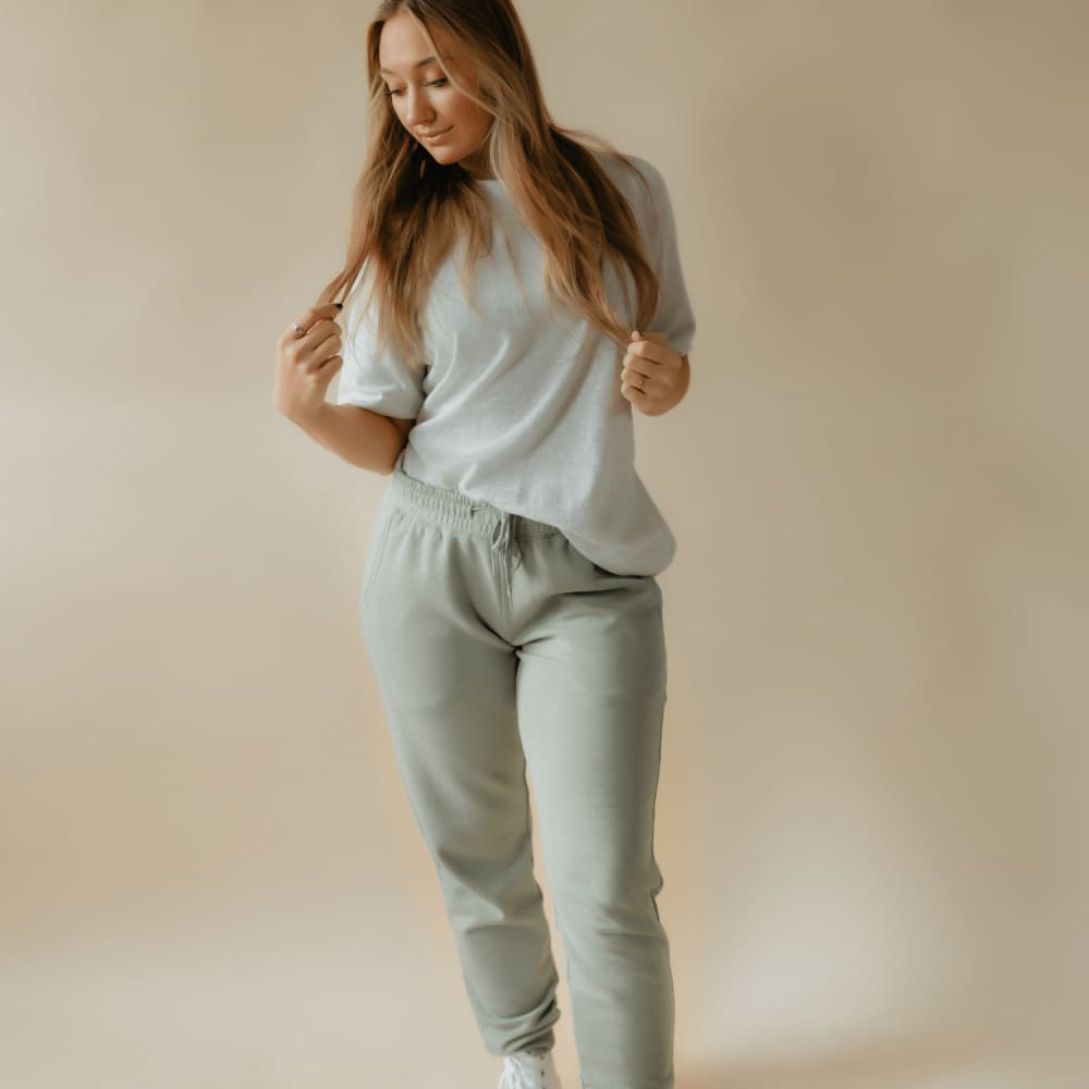 French Terry Short Sleeve Pullover