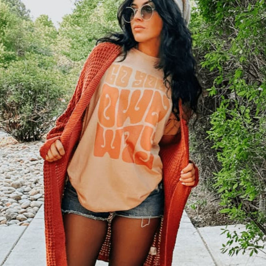 Go Your Own Way Tee - Mommy Apparel