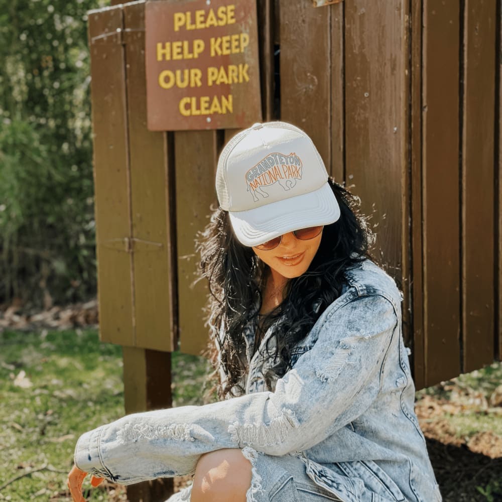 Grand Teton Trucker Hat - Sand