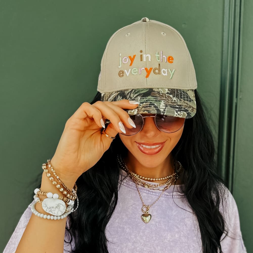 Joy In The Everyday Hat - Natural Camo