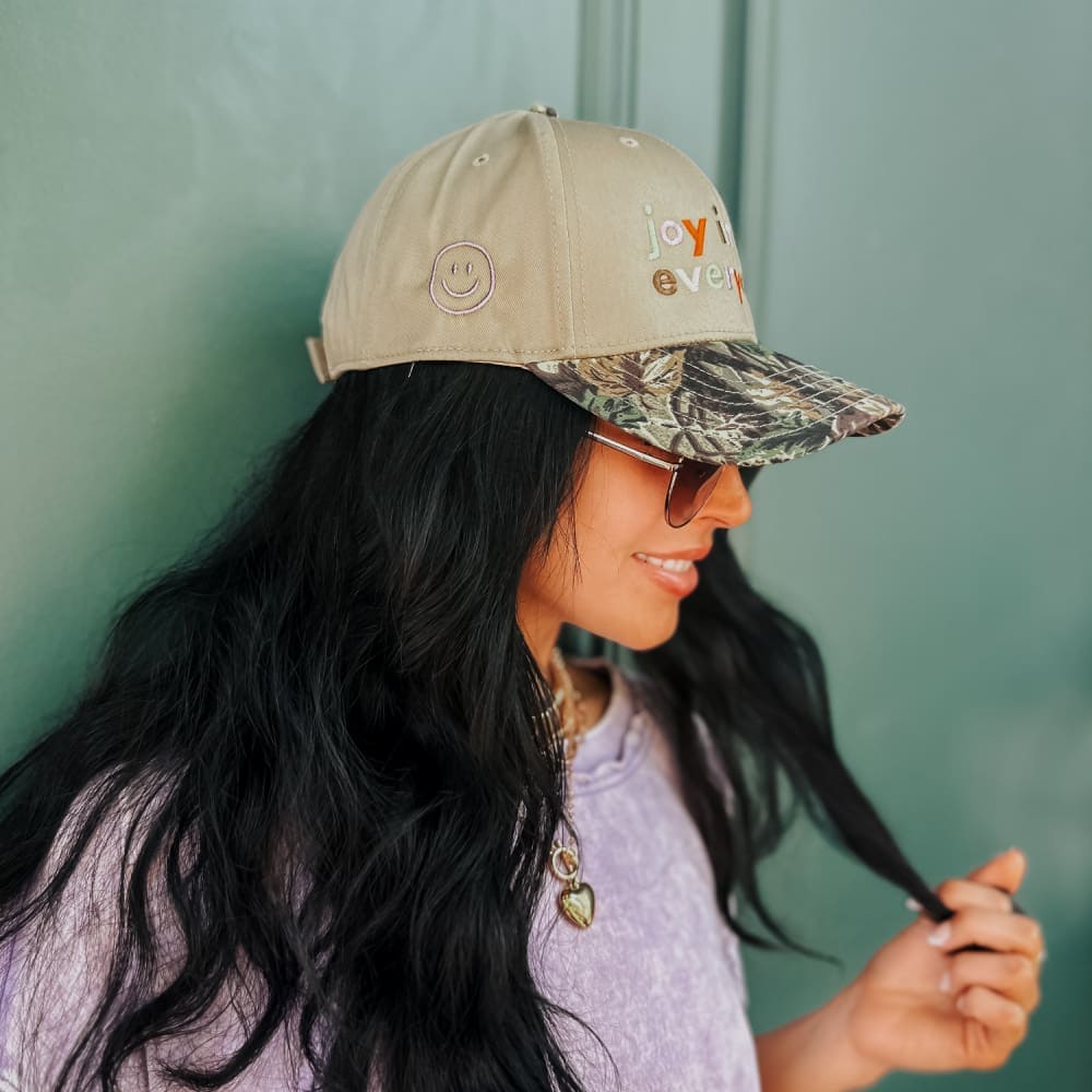 Joy In The Everyday Hat - Natural Camo