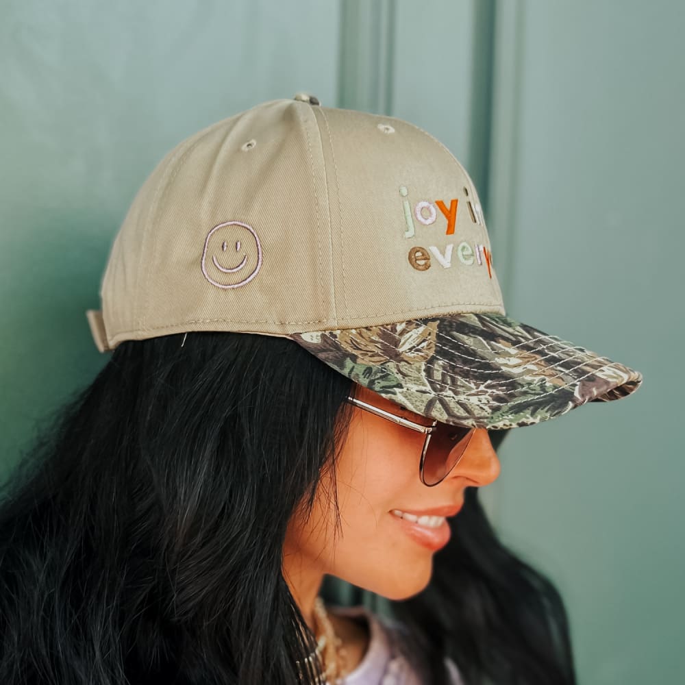 Joy In The Everyday Hat - Natural Camo