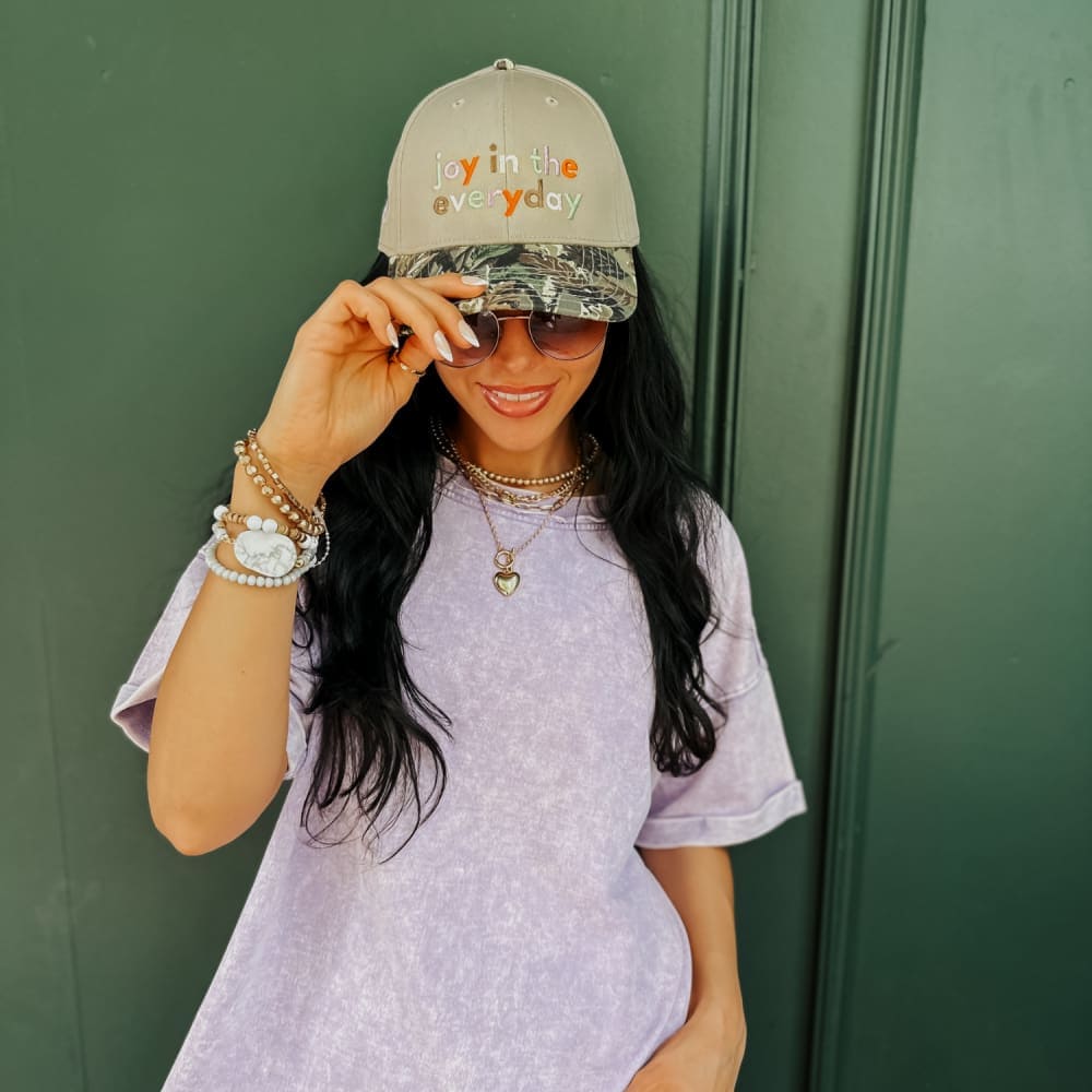 Joy In The Everyday Hat - Natural Camo