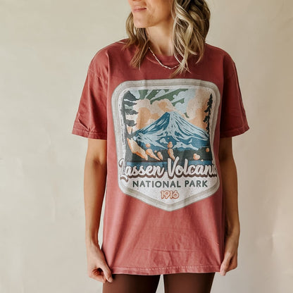 Lassen Volcano National Park Tee - NEW