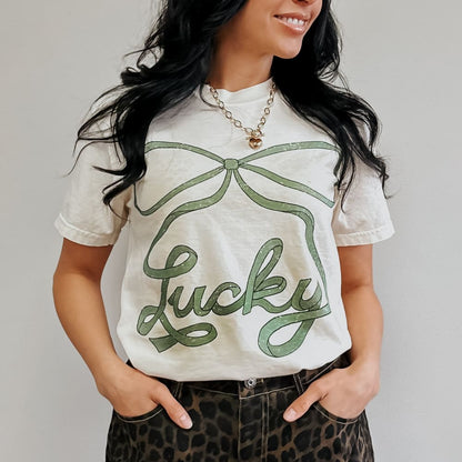 Lucky Bow Tee - NEW