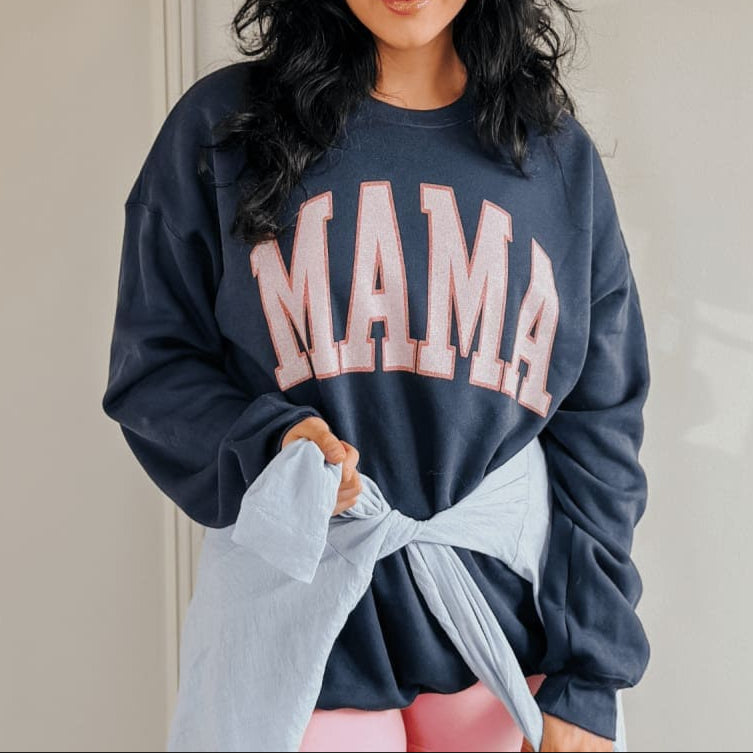 Neutral Mama Sweatshirt - Navy
