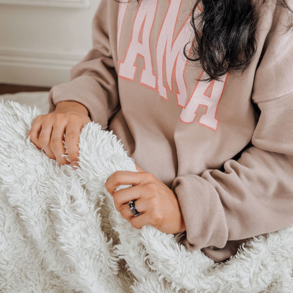 Neutral Mama Sweatshirt - Tan